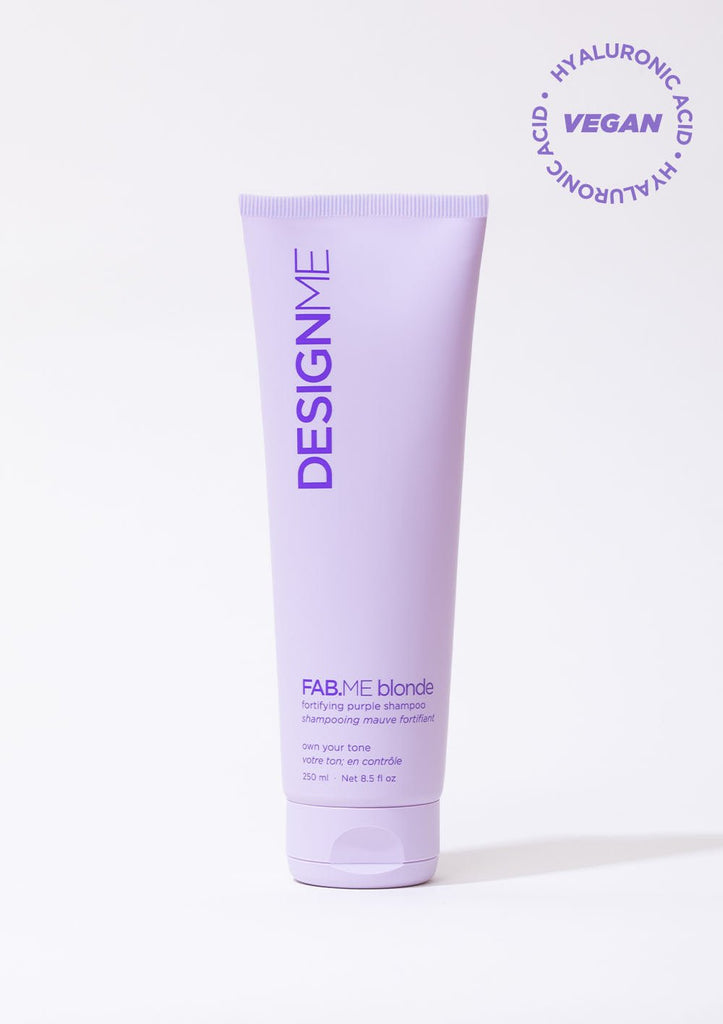 FAB.ME BLONDE • Fortifying Purple Shampoo - DESIGNME - Lunica Beauty Distributor for Arizona, Nevada, Utah