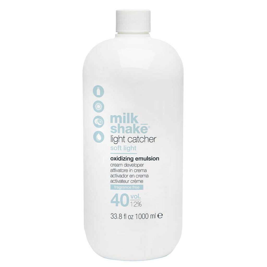 milk_shake light catcher soft light oxidizing emulsion 40 VOL - Lunica Beauty Distributor for AZ, NV, UT
