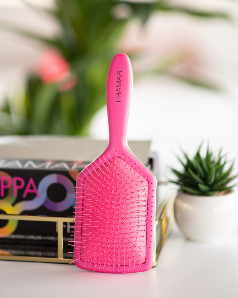 Pinky Swear - Paddle Brush - Framar - Lunica Beauty Distributor for Arizona, Nevada, Utah