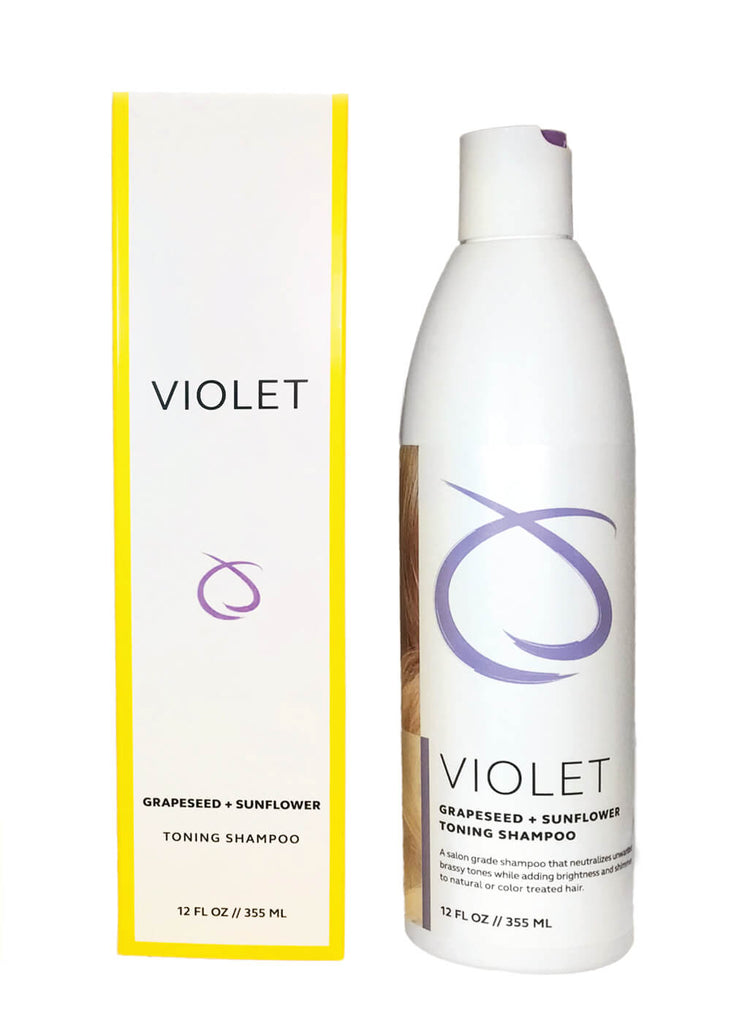 VIOLET Grapeseed + Sunflower Toning Shampoo 12oz - Sunlights - Lunica Beauty Distributor for Arizona, Nevada, Utah