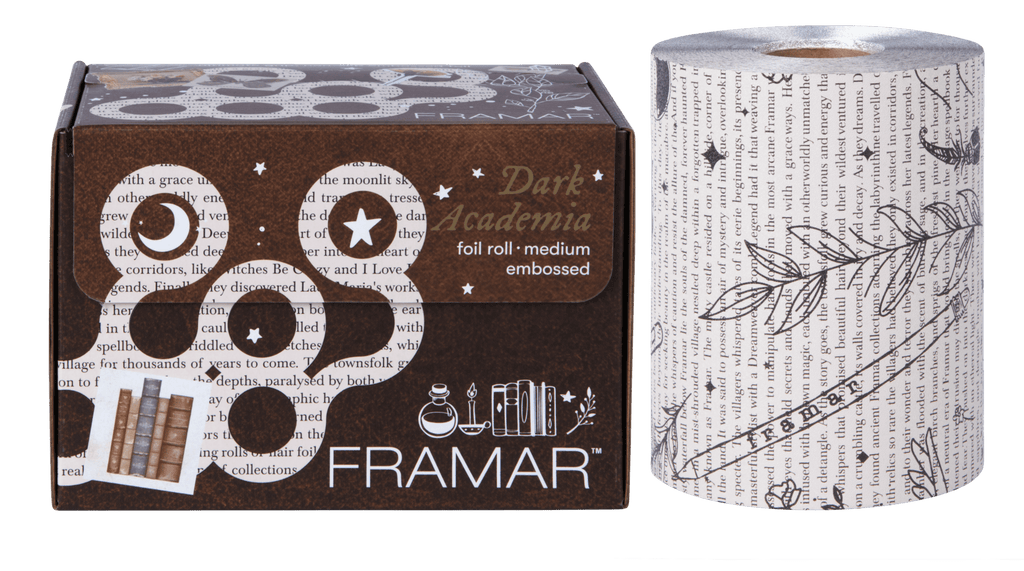 Dark Academia - Embossed Roll - Framar - Lunica Beauty Distributor for Arizona, Nevada, Utah