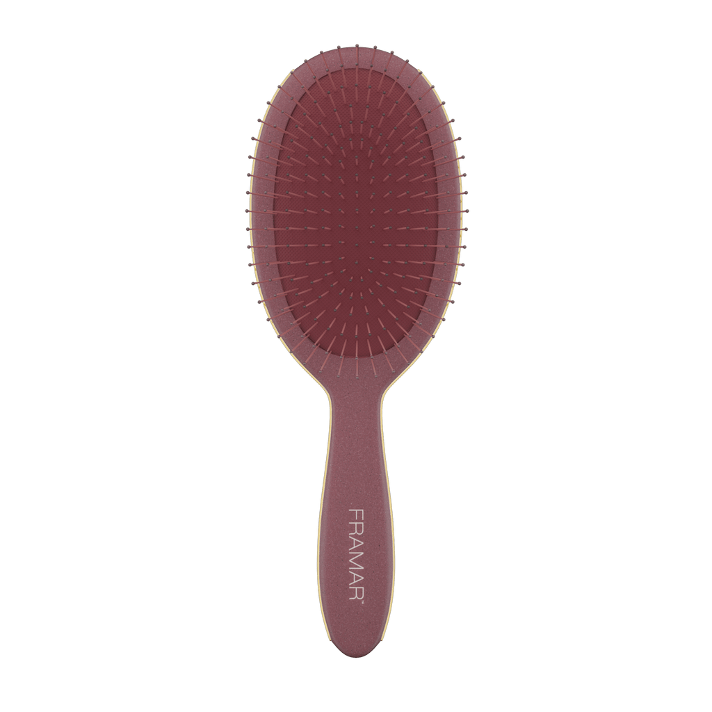 Maroon - Detangle Brush - Framar - Lunica Beauty Distributor for Arizona, Nevada, Utah