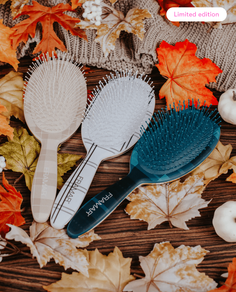 Plaid Hair Day - Detangle Brushes - Framar - Lunica Beauty Distributor for Arizona, Nevada, Utah