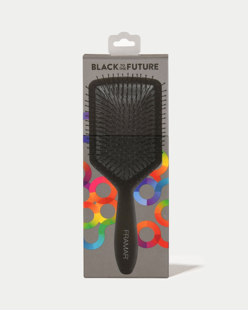 Black to the Future - Paddle Brush - Framar - Lunica Beauty Distributor for Arizona, Nevada, Utah