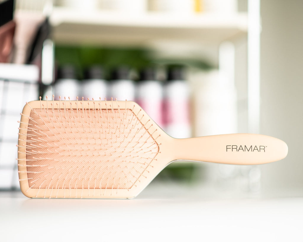 Champagne Mami - Paddle Brush - Framar - Lunica Beauty Distributor for Arizona, Nevada, Utah