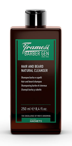 Framesi Barber Gen Hair & Beard Natural Cleanser Shampoo - framesi - Lunica Beauty Distributor for Arizona, Nevada, Utah