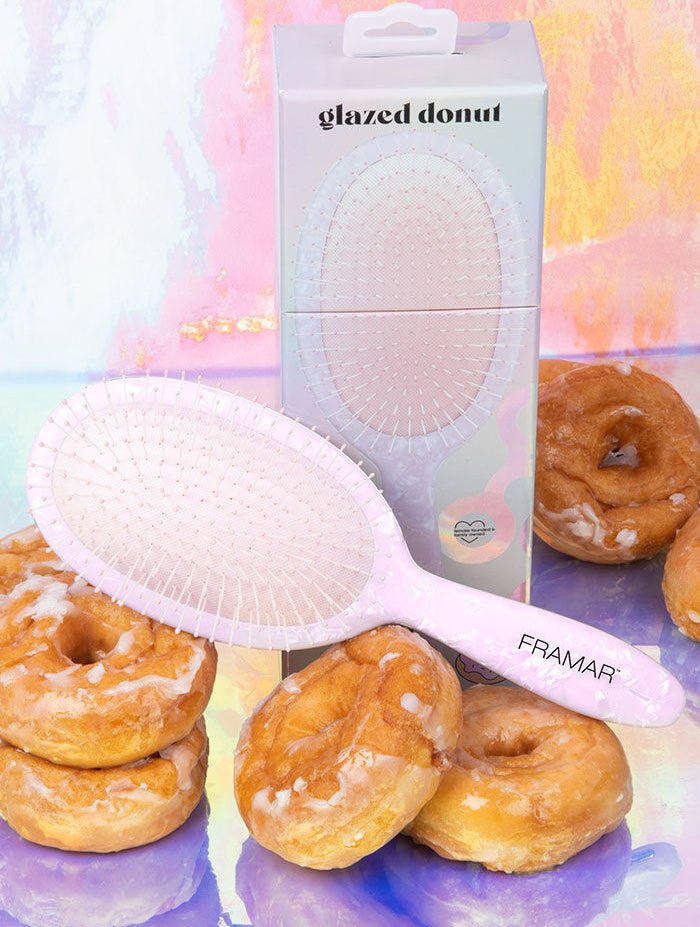 Glazed Donut - Detangle Brush - Framar - Lunica Beauty Distributor for Arizona, Nevada, Utah