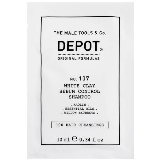 NO. 107 WHITE CLAY SEBUM SHAMPOO - DEPOT - Lunica Beauty Distributor for Arizona, Nevada, Utah