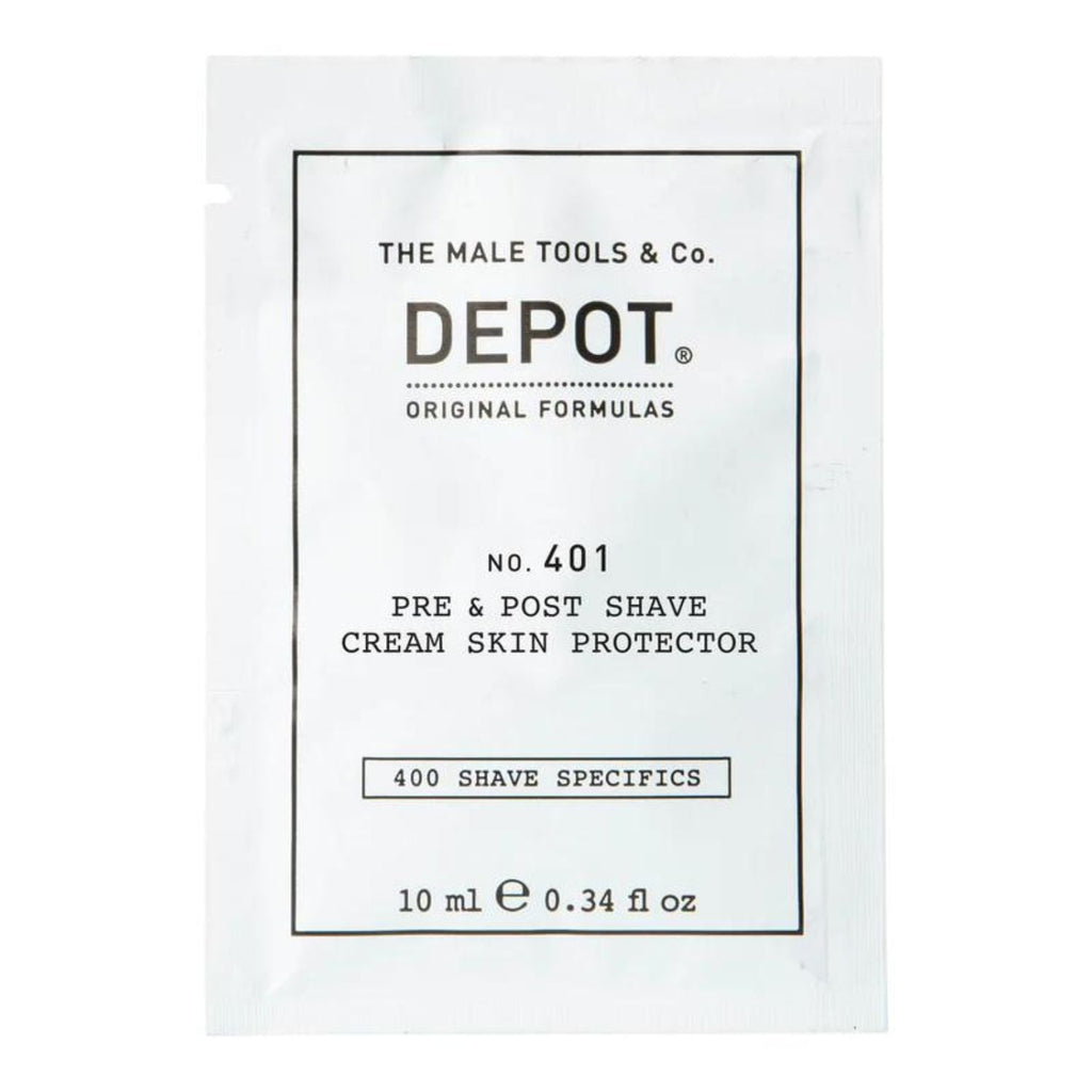 NO. 401 PRE & POST SHAVE CREAM SKIN PROTECTOR - DEPOT - Lunica Beauty Distributor for Arizona, Nevada, Utah