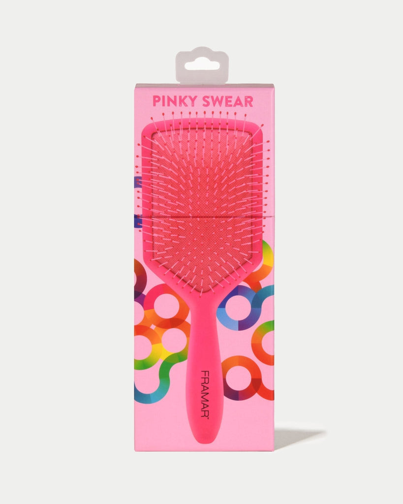 Pinky Swear - Paddle Brush - Framar - Lunica Beauty Distributor for Arizona, Nevada, Utah