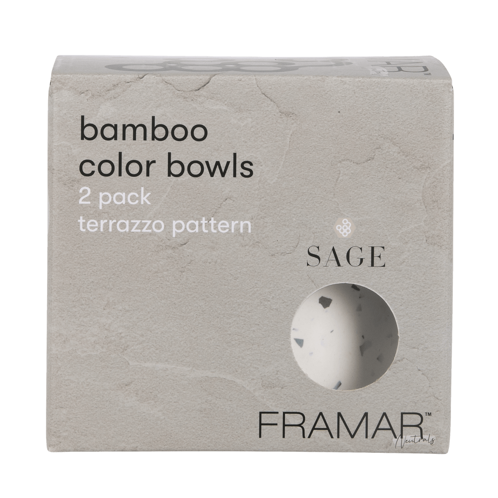 Sage - Bamboo Bowls - Framar - Lunica Beauty Distributor for Arizona, Nevada, Utah