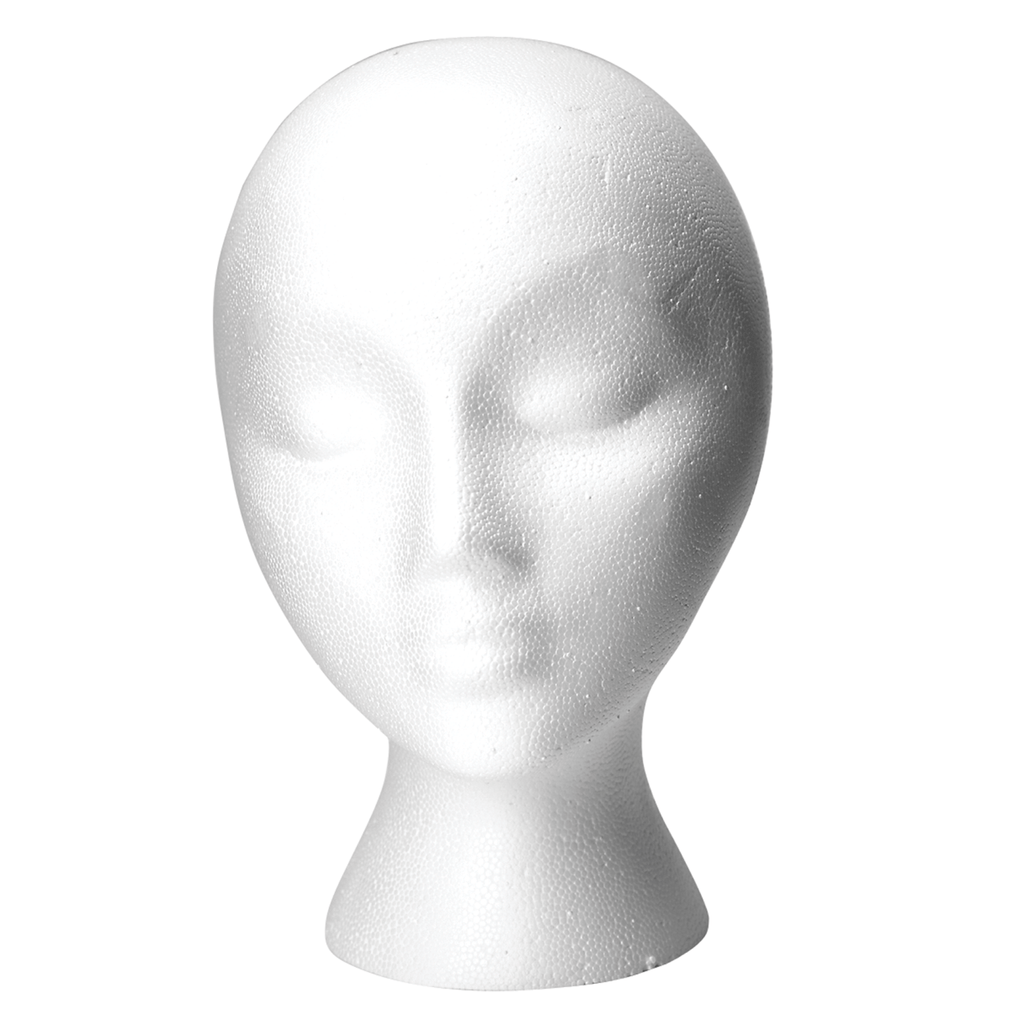 Styrofoam Mannequin Head - Babe - Lunica Beauty Distributor for Arizona, Nevada, Utah